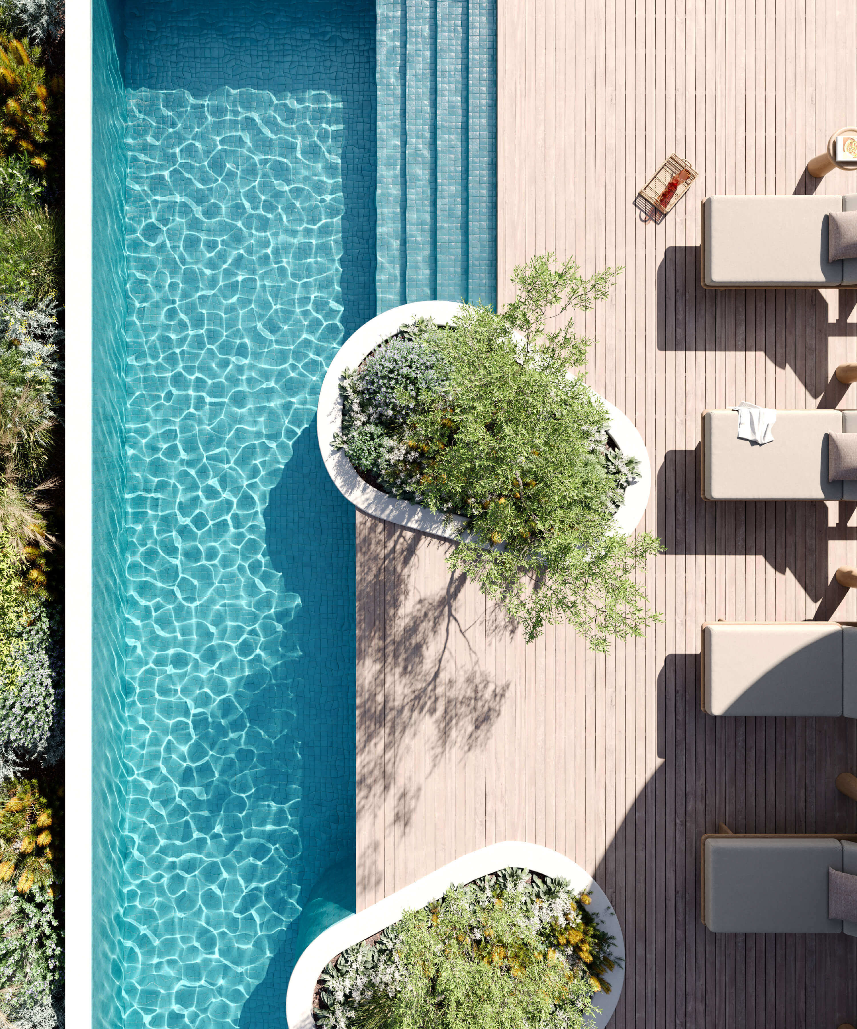Oasis DevelopWise - Pool Top Down View