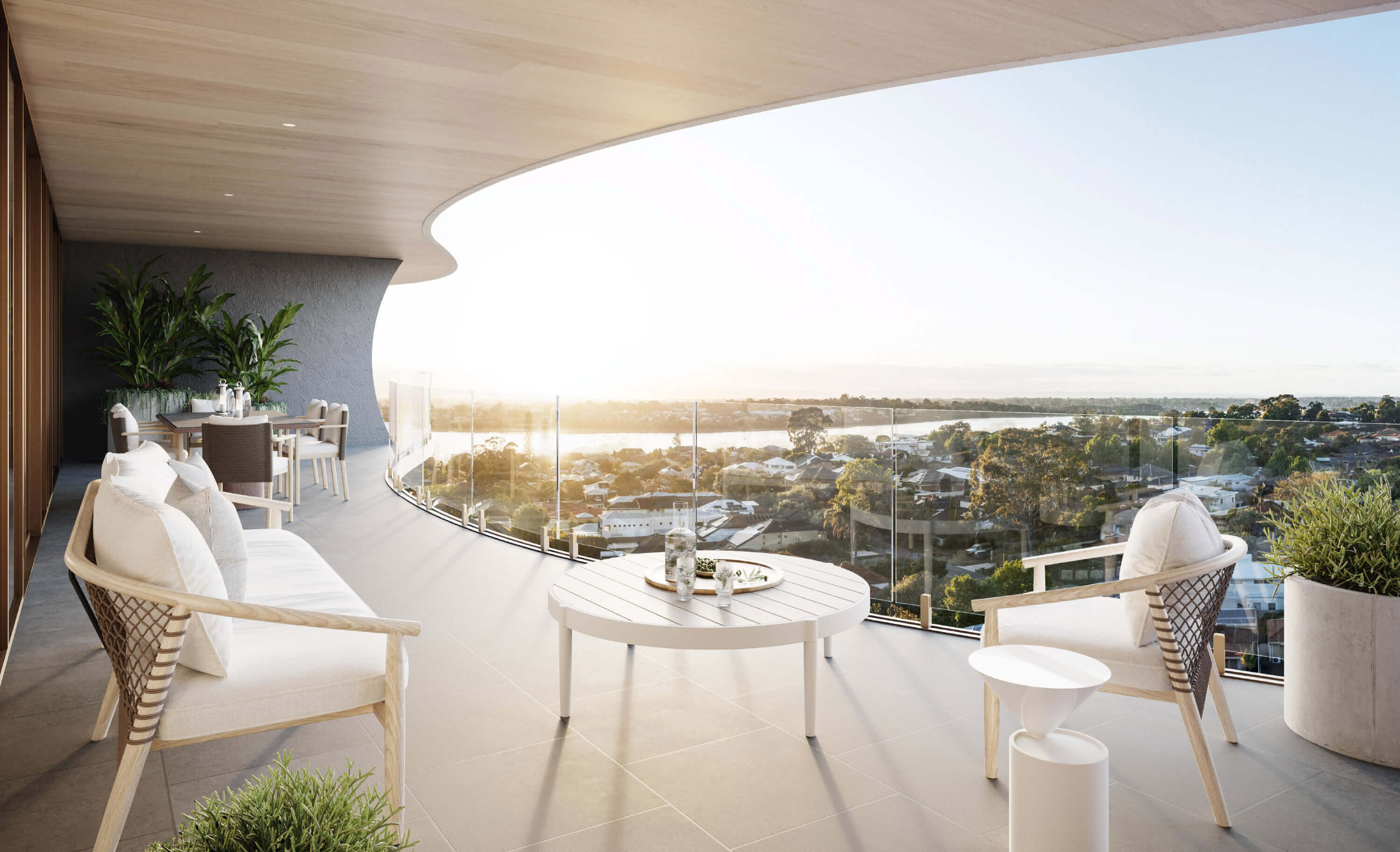 Oasis Apartments - Balcony